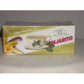 Yerba Mate Pajarito vanília (20 tasak)