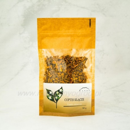 Coptis rizóma - Rhizoma coptidis chinensis - 50 g apróra vágva