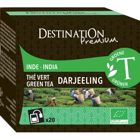 Zöld tea Darjeeling zacskós Destination 20 x 2g