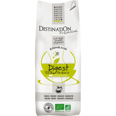 Darált kávé Digest N°12 rendeltetési hely 250g 100% arabica gőzzel lágyítva