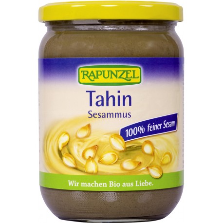 TAHINI 100% szezámpaszta só nélkül 500g RAPUNZEL