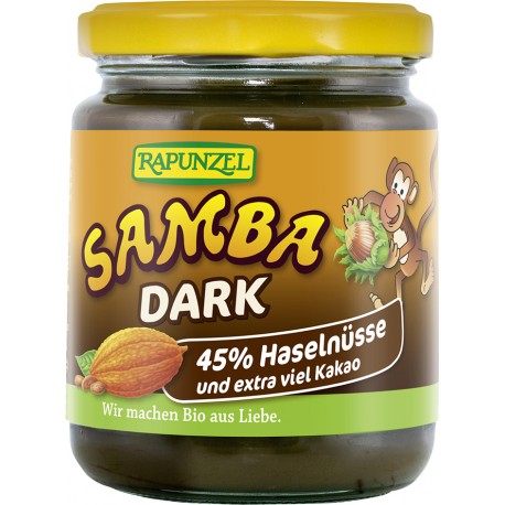 SAMBA DARK csokis-diós kenhető 250g RAPUNZEL