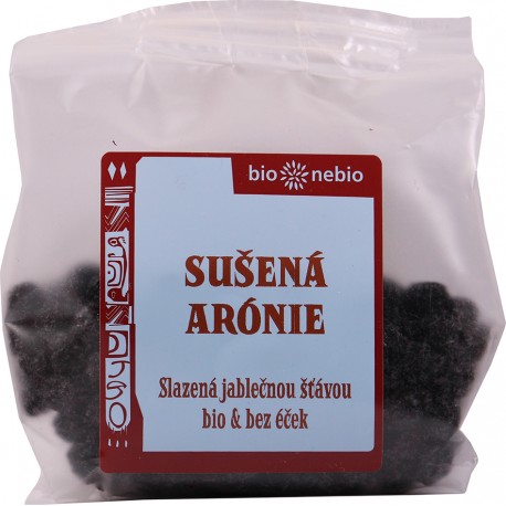 Bio szárított arónia almalével bio * nem bio 100 g