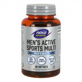 Férfi aktív sport multi - NOW Foods, 90 cps