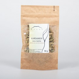 Kardamom gyümölcs héjjal - Elettaria cardamomum - 50g összesen