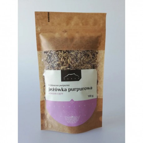 Echinacea lila gyökér - Echinacea purpurea - 100g apróra vágva