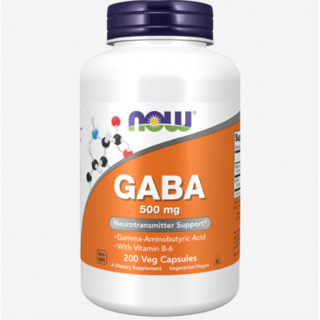 GABA 500mg - NOW Foods, 200 cps