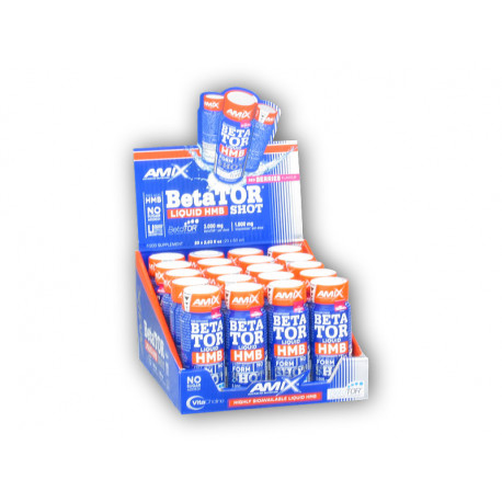 BetaTOR Liquid shot 20x60ml - piros bogyós gyümölcsök