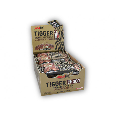 20x Tiger Choco ropogós szelet magas fehérjetartalmú 60g - tripla brownie