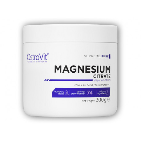 Supreme Magnesium Citrate 200g - natúr