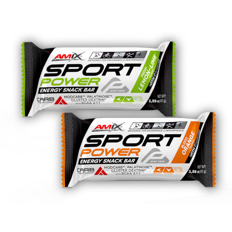 Sport Power Energy snack bár koffeinnel 45g - citromos lime